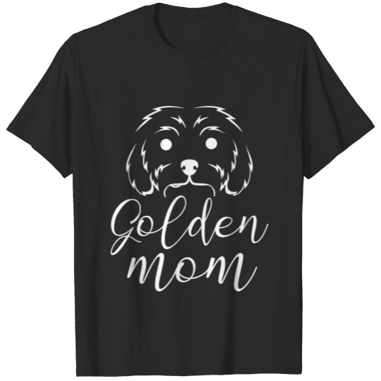 Golden Mom Funny Dog Lover Doodle Mothers Day Gift T-shirt