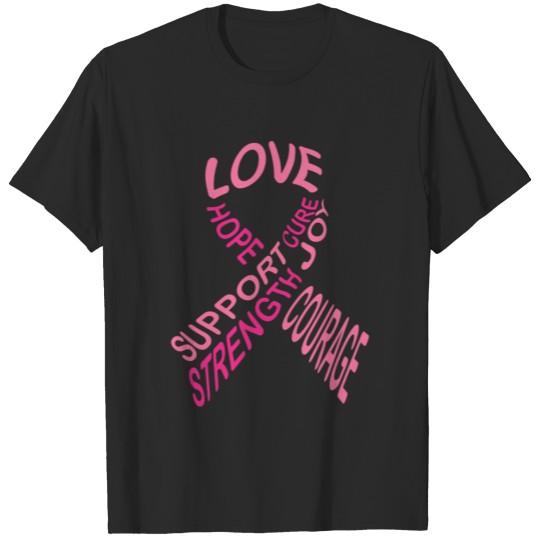 Breast Cancer Awareness Fight Cancer Ribbon Gift T T-shirt