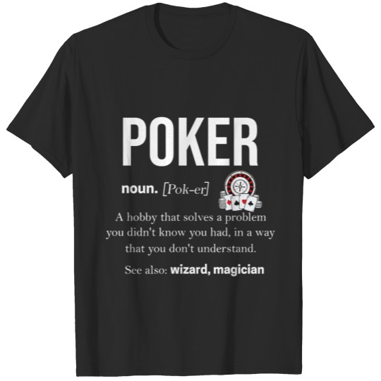 Poker Casino Hold'em Of Spades Poker Face Bluff T-shirt