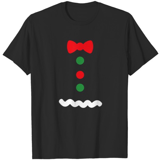 Ginger Bread Man Holiday Costume Christmas Cookie T-shirt
