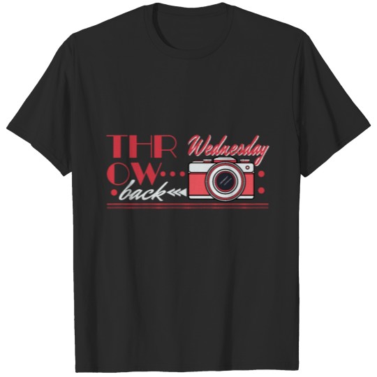 Throwback Camera Wednesday T-shirt