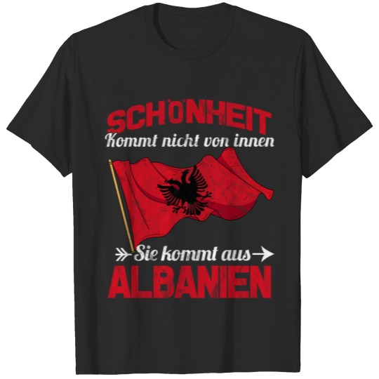 Albanian Flag Beauty Kosovo Tirana Shqiptar T-shirt