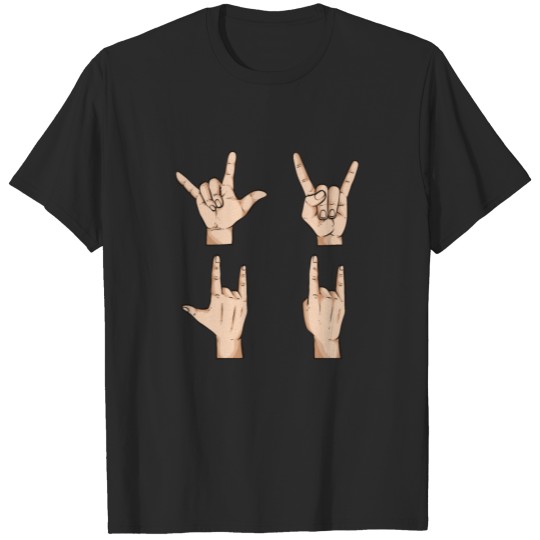 Rock Symbol Hands T-shirt