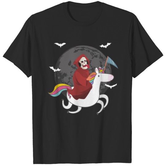 Unicorn Grim Reaper Gift T-shirt