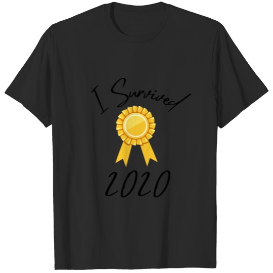 i survived 2020 award hydro sticker T-shirt