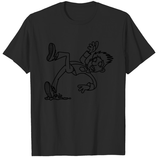 Slip Injury Man T-shirt