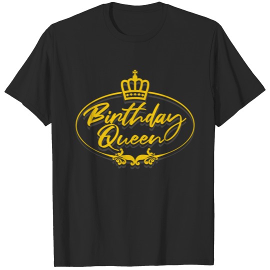 Happy Birthday Crown Party Saying T-shirt