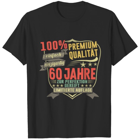 60th Birthday Gift Vintage 1961 60 Years T-shirt