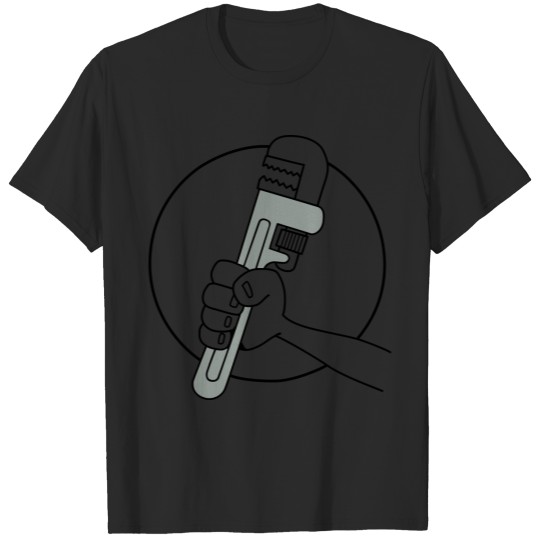 Pipe Wrench Hand T-shirt