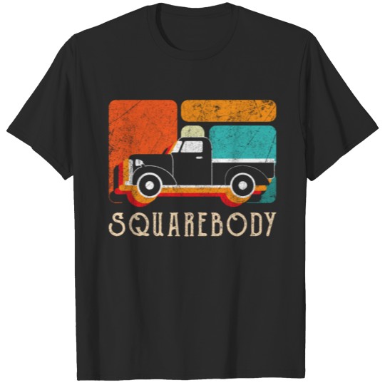 Retro Vintage Square Body Accelerate Drive Rear T-shirt