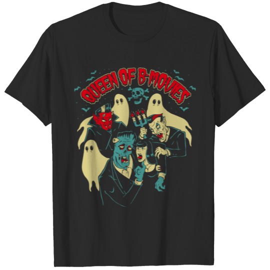 Horror Art Frankenstein B Movies Psychobilly Punk T-shirt