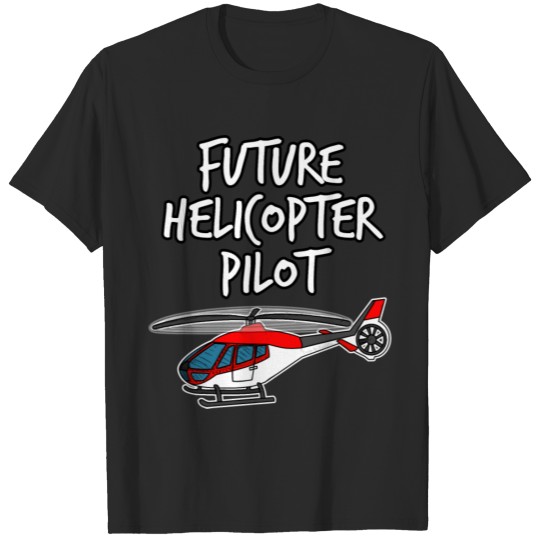 Future Helicopter Pilot Doodle T-shirt