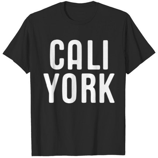 Cali York Bicoastal California New York Gift T-shirt