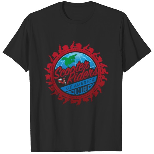 Scooter Riders United (color) T-shirt