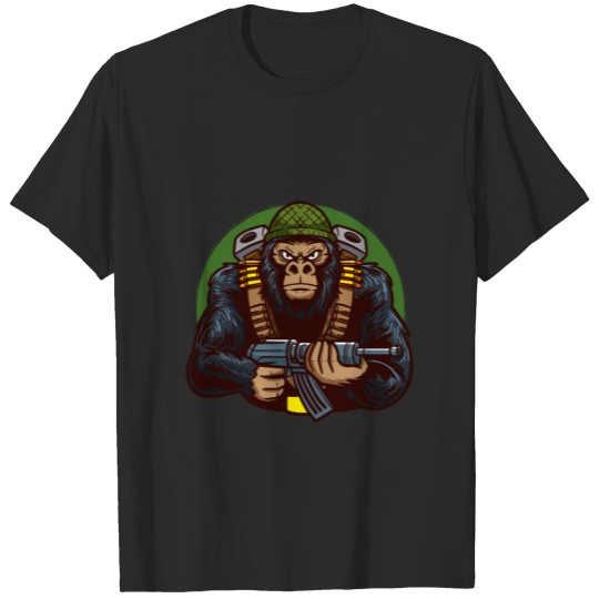Animal Gorilla Warfare T-shirt