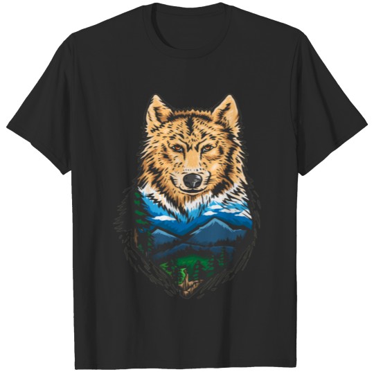 Wolf art T-shirt