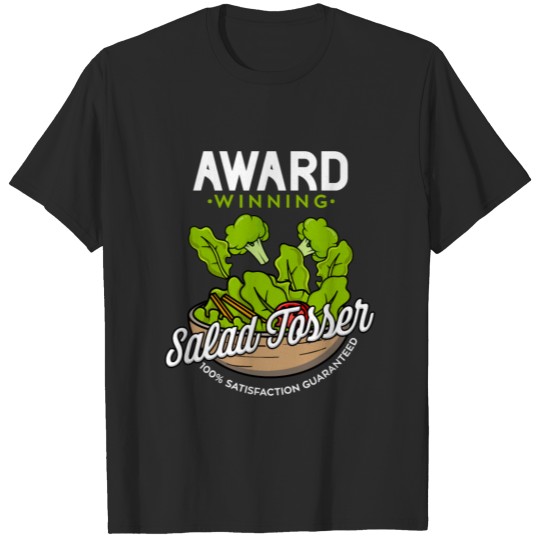 Award Winning Salad Tosser Vegan Chef Adult T-shirt