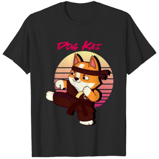 Dog Kai Fan Art Corba Kai Karate Kid I Love Dog T-shirt