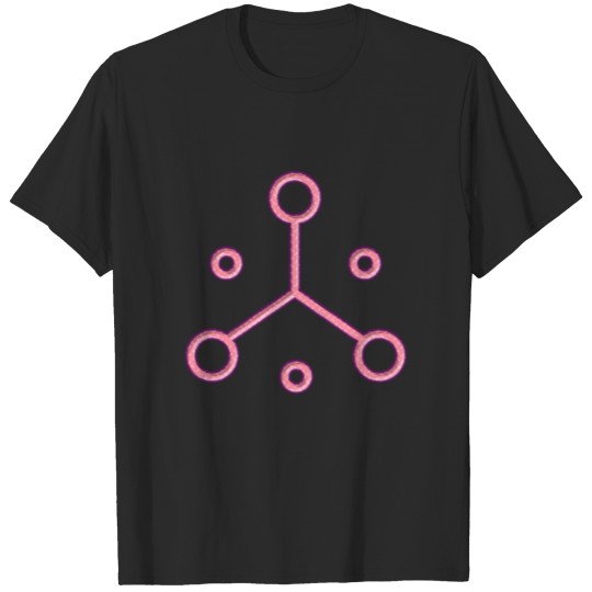 Chemistry icon laboratory stuff lineal icon atoms T-shirt