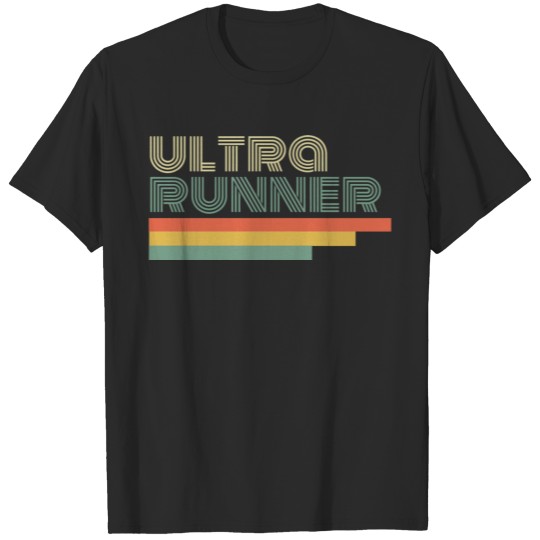 Ultra Runner Shirt Gift Vintage Retro Marathon Tra T-shirt