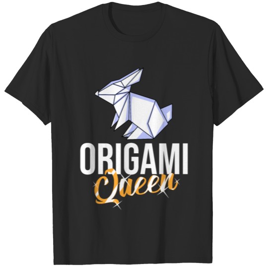 Origami Paper Folding Gift Bunny Rabbit T-shirt