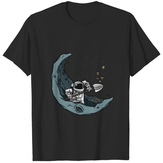 Bitcoin to Moon bull market astronaut T-shirt
