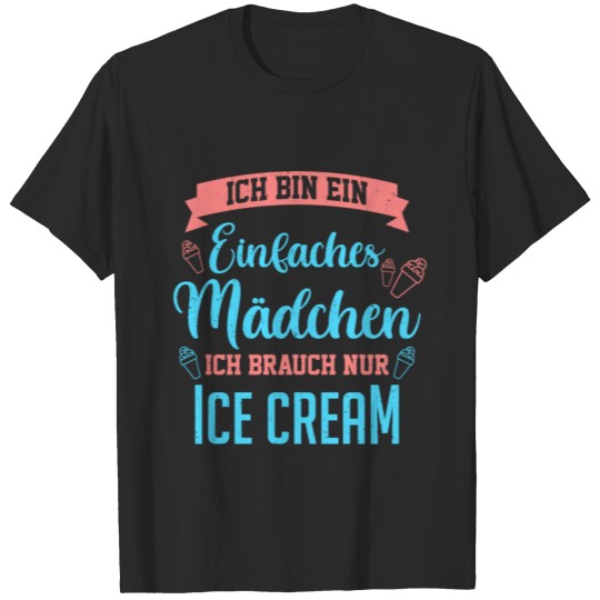 Ice Cream Girl Sweet Food Lover Cute Gift T-shirt