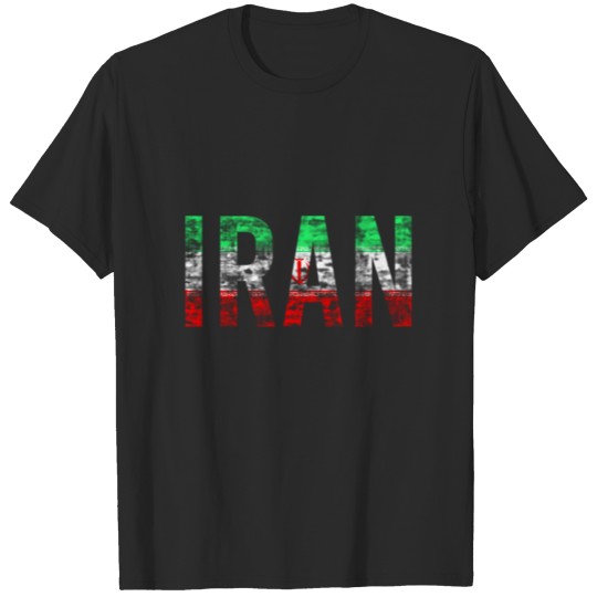 Iran flag vintage T-shirt