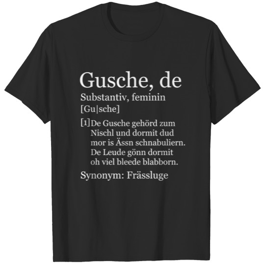 Gusche gift GDR Ossi East Germany T-shirt