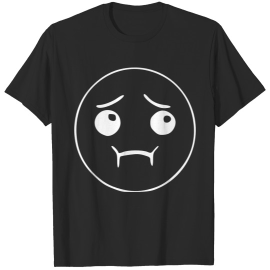 emojis sketch disgusted T-shirt