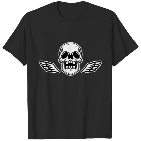 Skull death hipster bones mexico gothic T-shirt