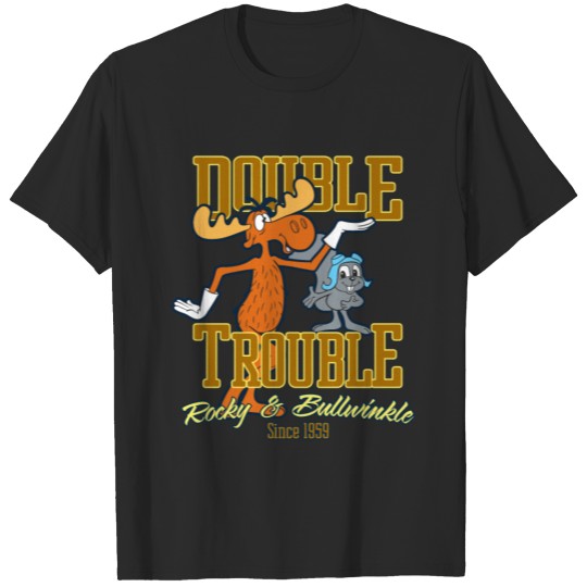 Rocky And Bullwinkle Double Trouble Pals T-shirt