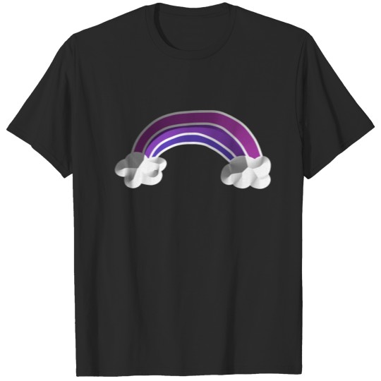 rainbow clouds T-shirt