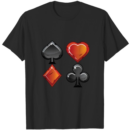 Cards Player Casino Poker Gambling Card Suit Gift T-shirt