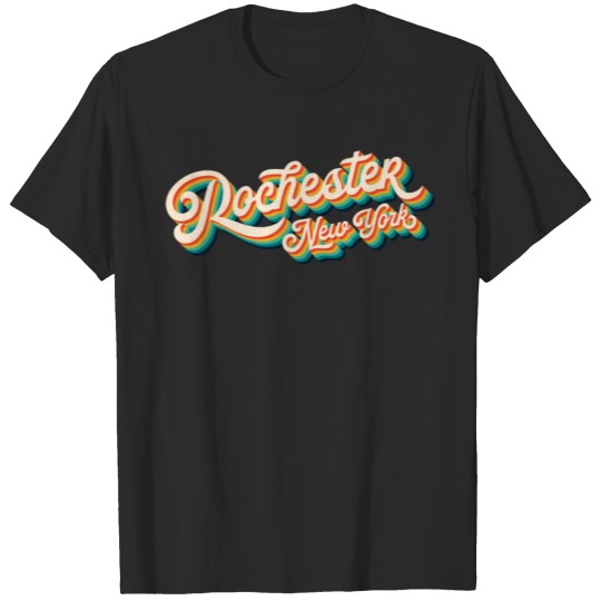 70S Vintage Retro Rochester New York Throwback bir T-shirt