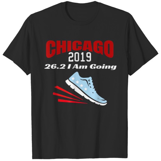 Chicago I Am Going Shoe Flag T Runner 262 2019 T-shirt