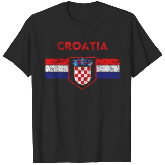 Croatia Soccer Croatian Jersey Shirt Fan Hrvatska T-shirt