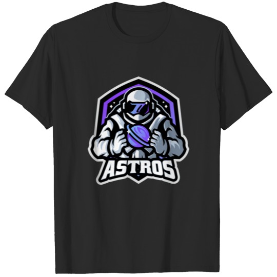 Astronaut solar system T-shirt