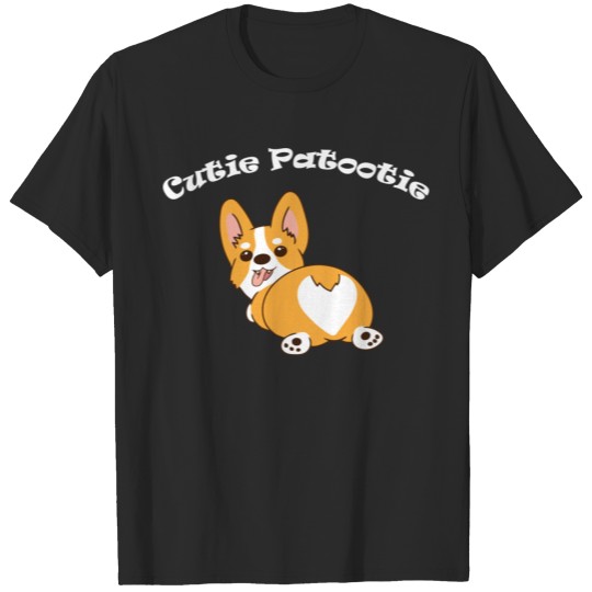 Cutie Patootie Corgi Butt Sploot Shirt Gift Tee T-shirt