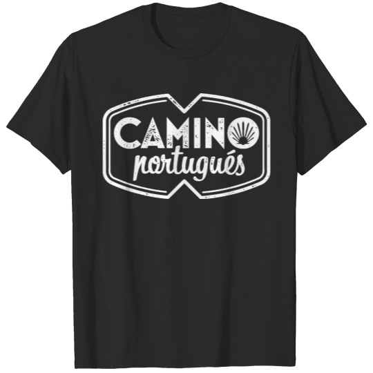 Camino Portugues Pilgrim Stamp | Way of St. James T-shirt