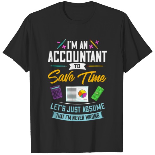Accountant Bookkeeping Gift CPA Bookkeeper T-shirt