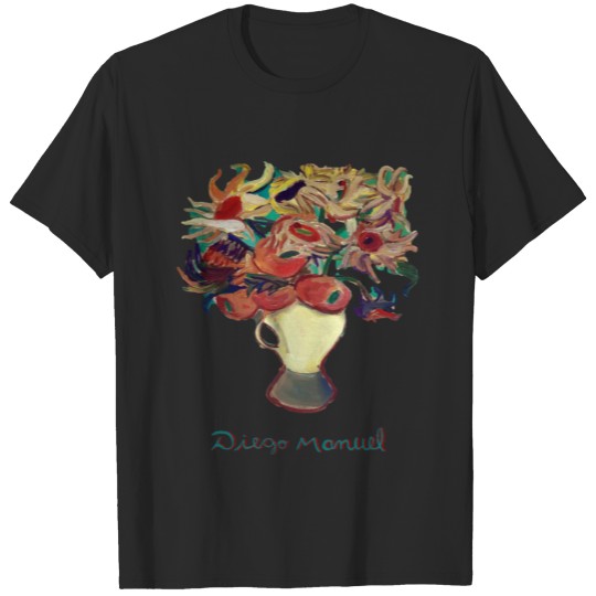 florero fondo turquesa T-shirt