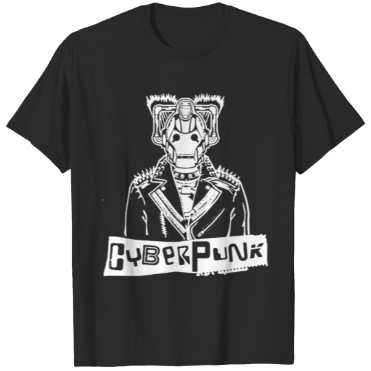 Cyber Punk 1 Black T-shirt