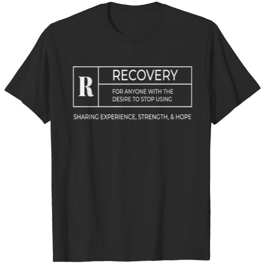 Sobriety Recovery Sober Rated R Movie T-shirt