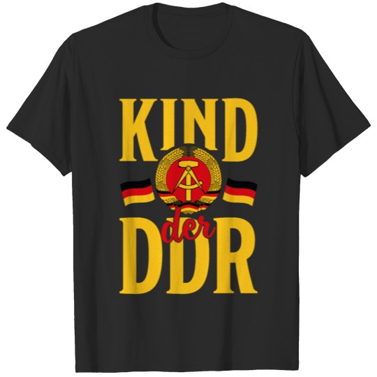 Child of the GDR gift Ossi NVA East Germany T-shirt