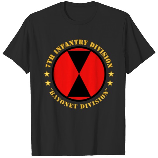 Army 7th Infantry Division Bayonet Division T-shirt