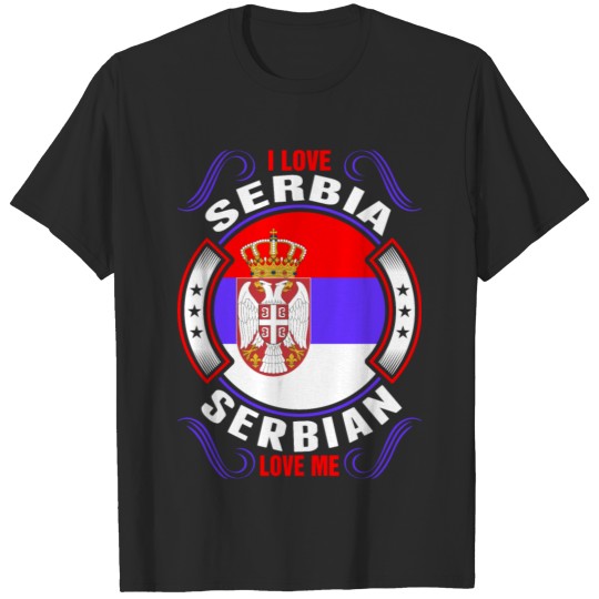 I Love Serbia Serbian Love Me Tshirt T-shirt
