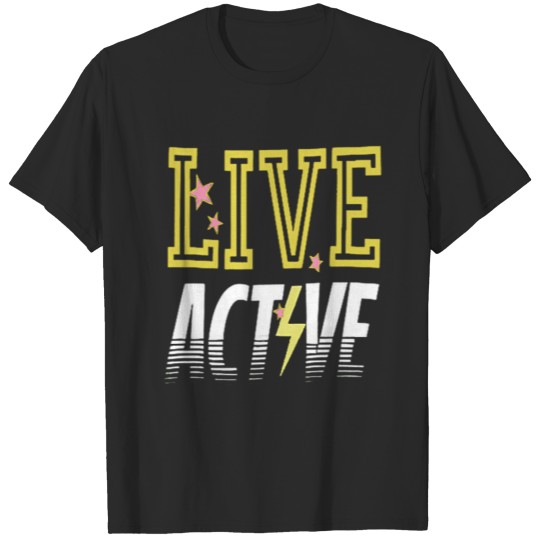 Live active design T-shirt