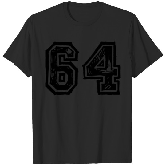 64 number jersey T-shirt