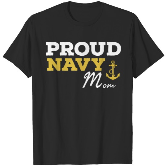 proud navy mom T-shirt